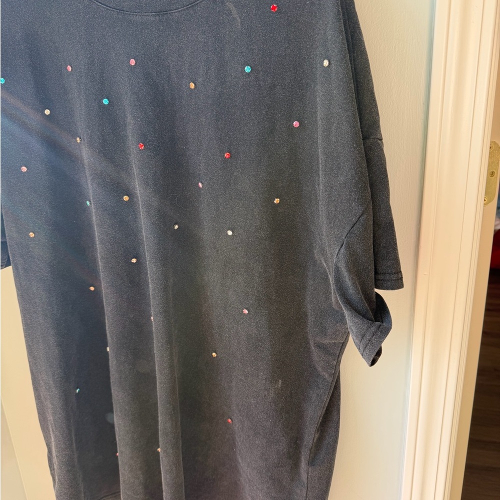 Elegant Black Polka Dot Mini Dress